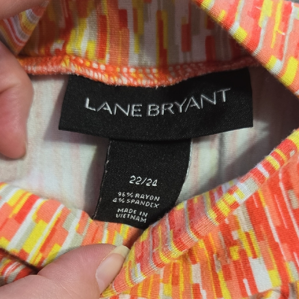 Lane Bryant Multicolor Maxi Skirt • EUC • p2p 20"  length 37" - Picture 3 of 3
